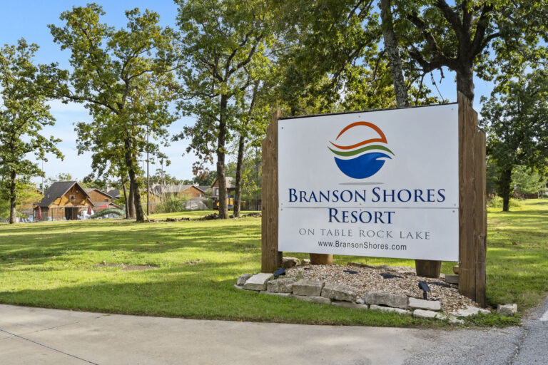 Entrance Sign At Branson Shores Table Rock Lake Resort