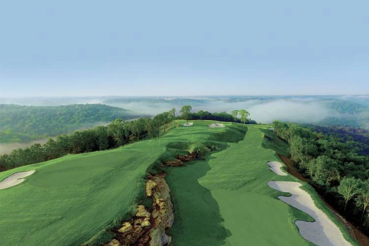 Golf course in Ozarks near Branson Missouri.