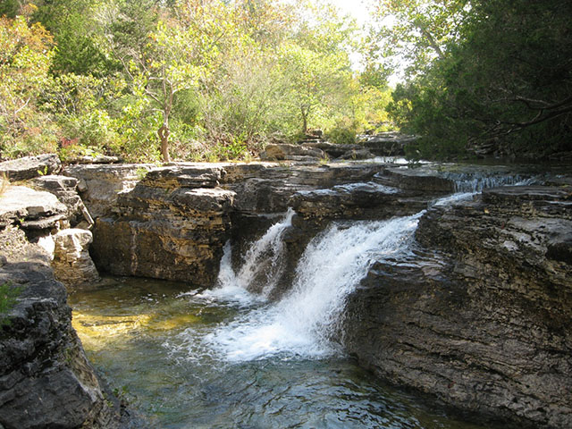 The Falls located in Hercules Glade Wilderness, Ava unit